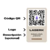 qr_info Código QR de sobremesa MDF