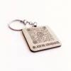 qrsimple Llavero código QR de MDF